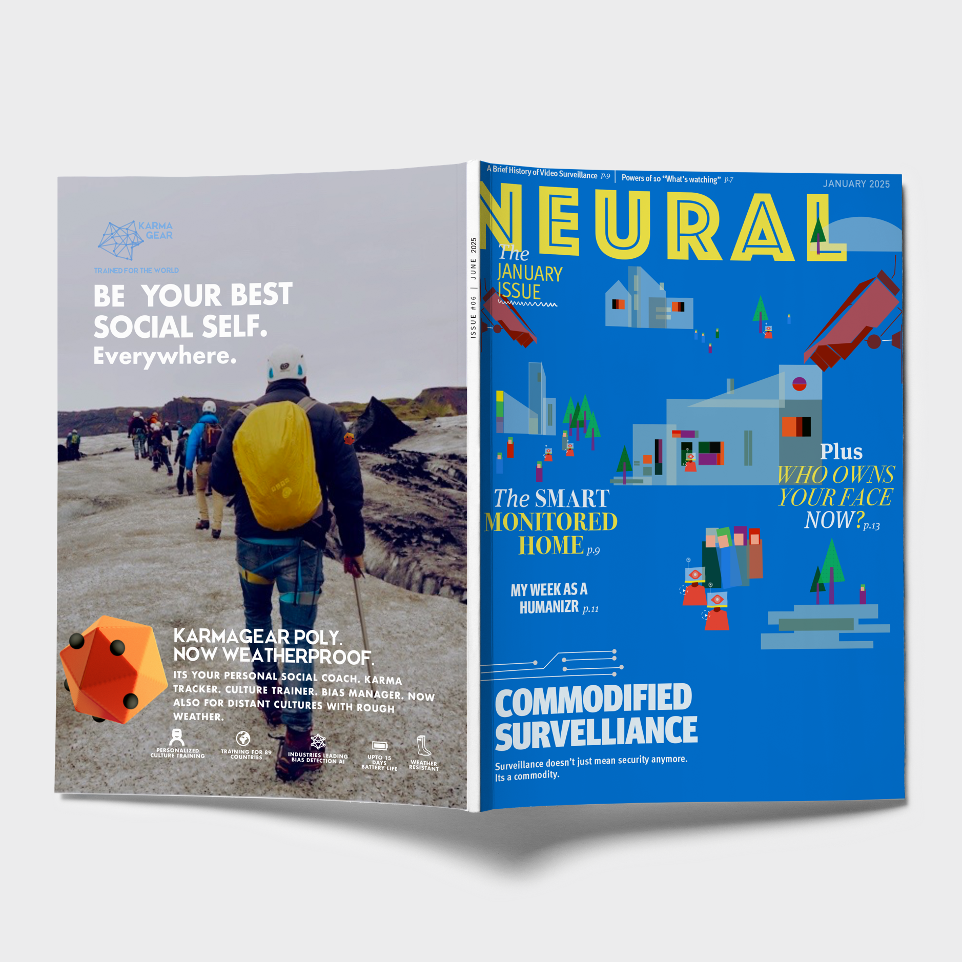 Mobile magazine interface